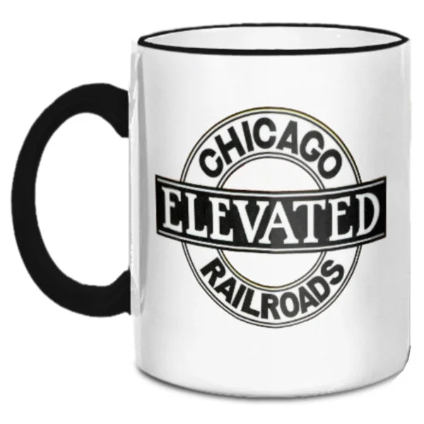 stainless steel tea mug -Chicago Elevated Railways Mug