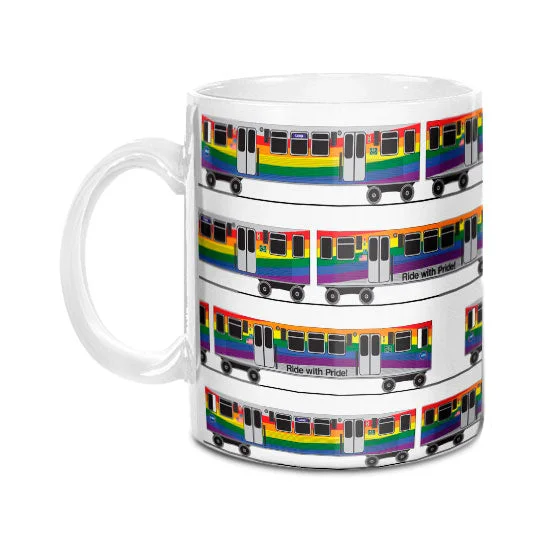 coffee mug with quote -Pride Train Mug