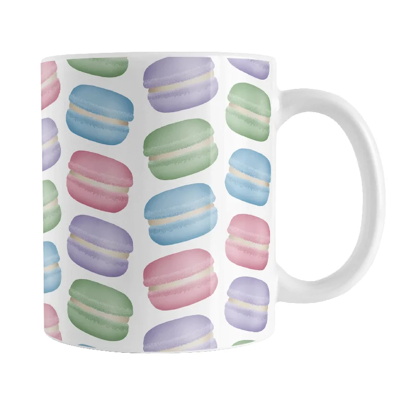 design your own coffee mug -Colorful Pastel Macarons Mug