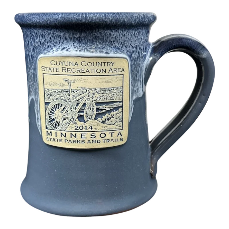 modern coffee mug -Minnesota State Parks And Trails Cuyuna Country State Recreation Area Limited Edition Mug 2014 Deneen Pottery