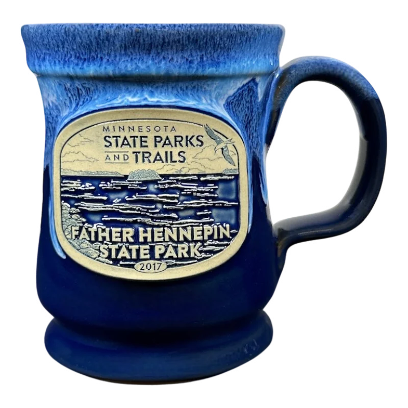 double wall travel mug -Minnesota State Parks And Trails Father Hennepin State Park Limited Edition Mug 2016 Deneen Pottery