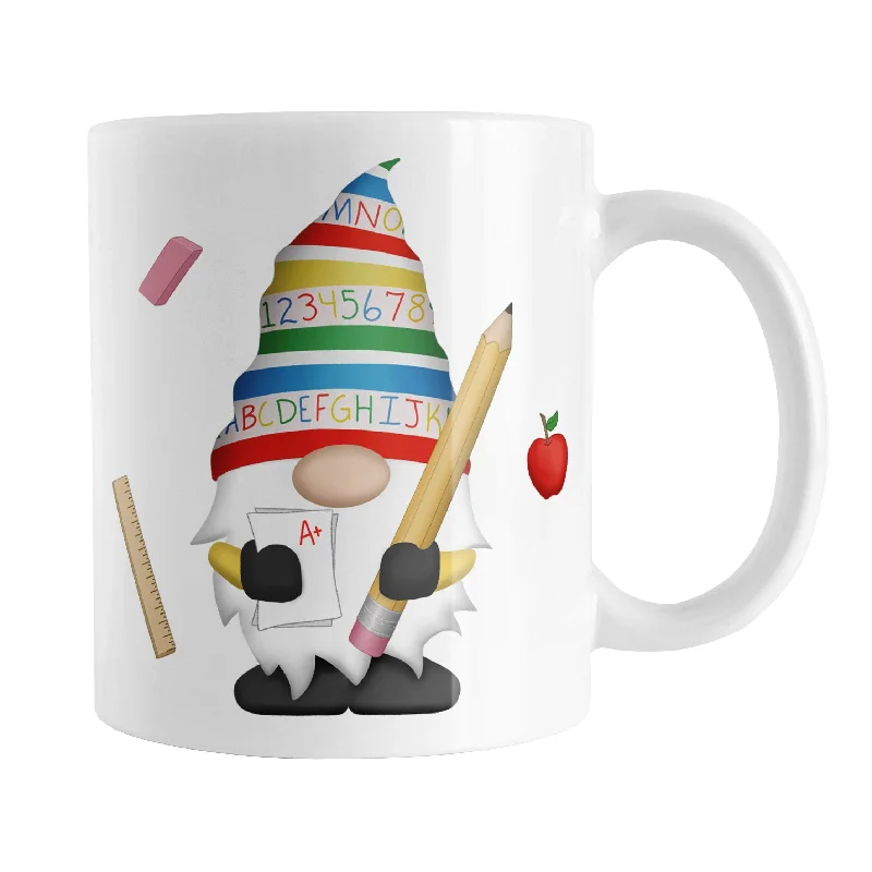 practical coffee mug -School Teacher Gnome Mug