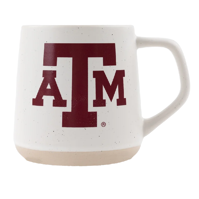 personalized travel cup -Texas A&M Speckled Barbara Ceramic Mug 18oz