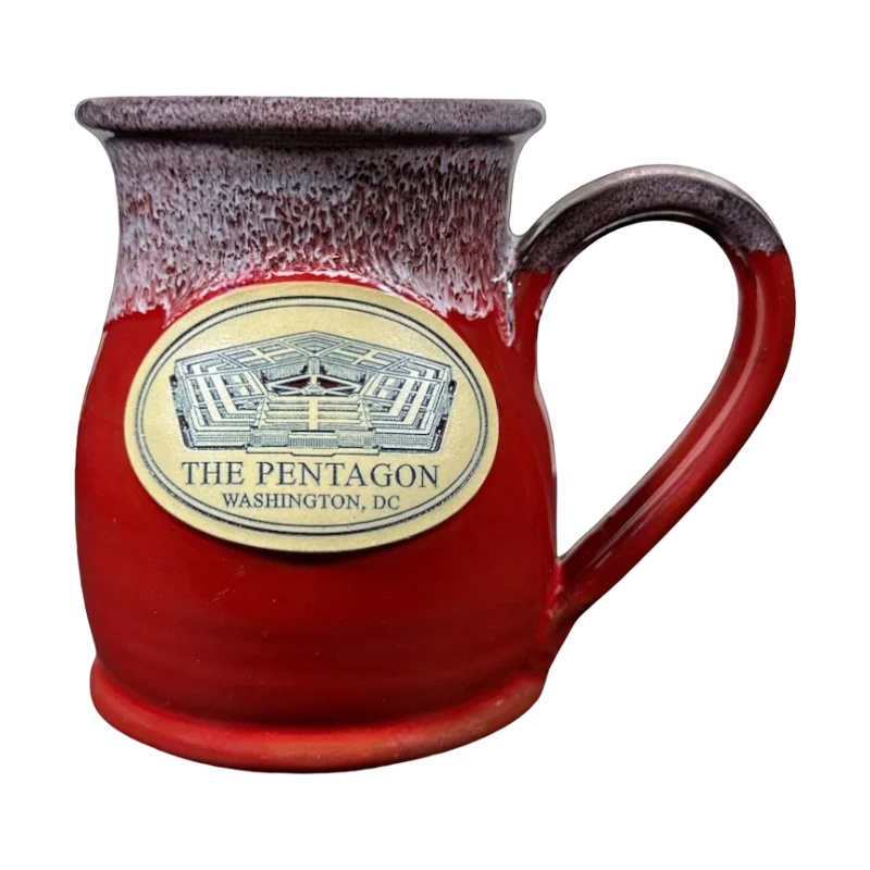 camping tea mug -The Pentagon Washington DC Mug 2015 Deneen Pottery