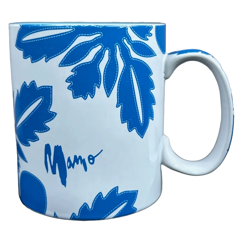 coffee mug for students -Ulu Blue Mamo Mug Island Heritage