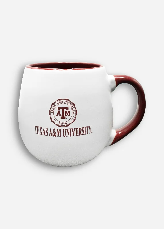 glass coffee mug -Texas A&M University Welcome Mug 18oz