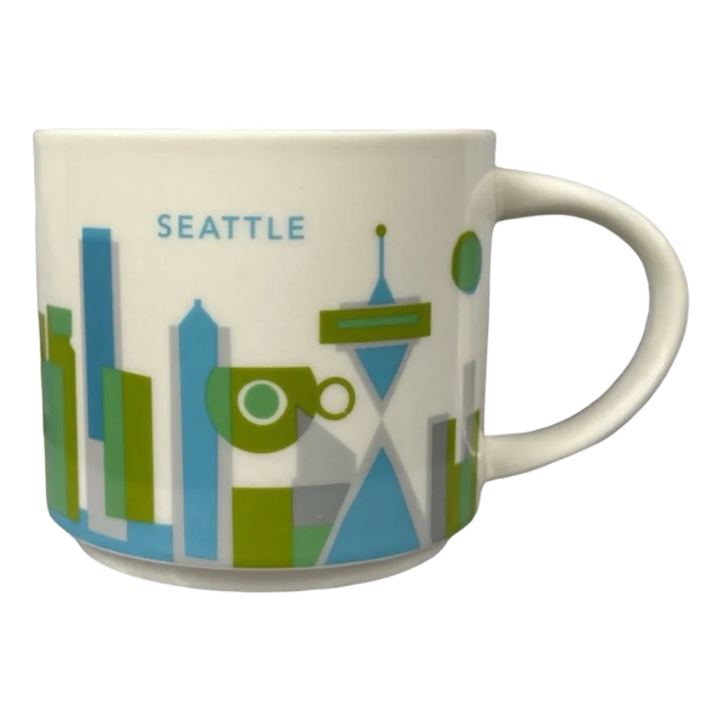 insulated coffee cup with lid -You Are Here Collection Seattle Mug 2017 Starbucks