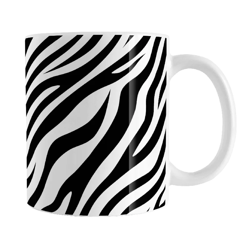 coffee mugs for couples -Zebra Print Pattern Mug