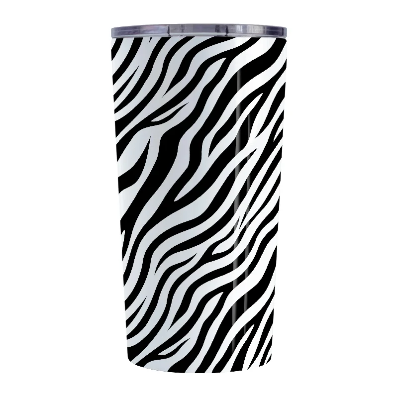 practical coffee mug -Zebra Print Pattern Tumbler Cup