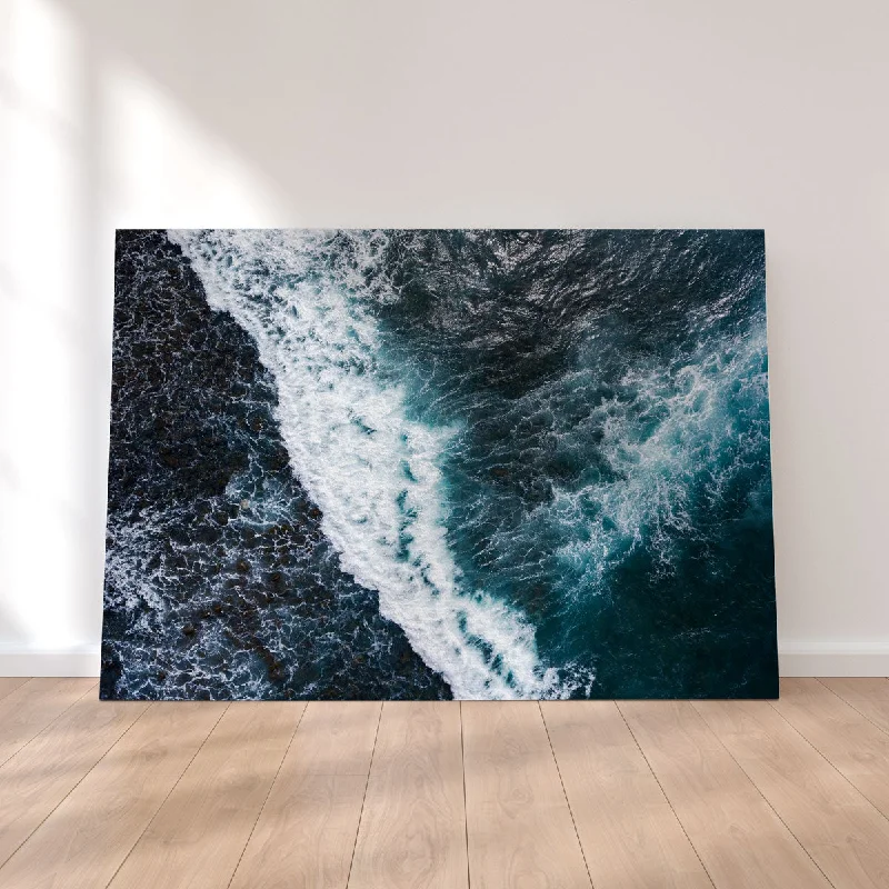 unique abstract cityscape canvas paintings-Aerial Wave