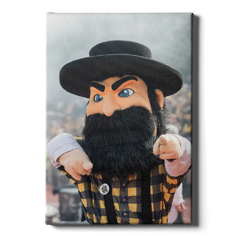 unique abstract botanical canvas paintings-Appalachian State Mountaineers - Yosef is in the House