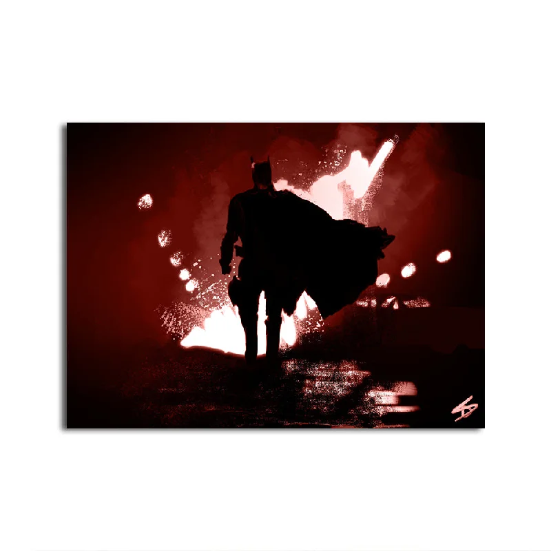 creative nature canvas wall art-Bat Man's Vengeance