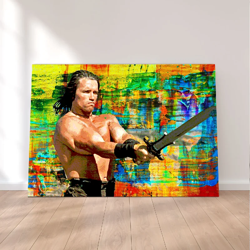 artistic nature cityscape paintings-Conan the Barbarian