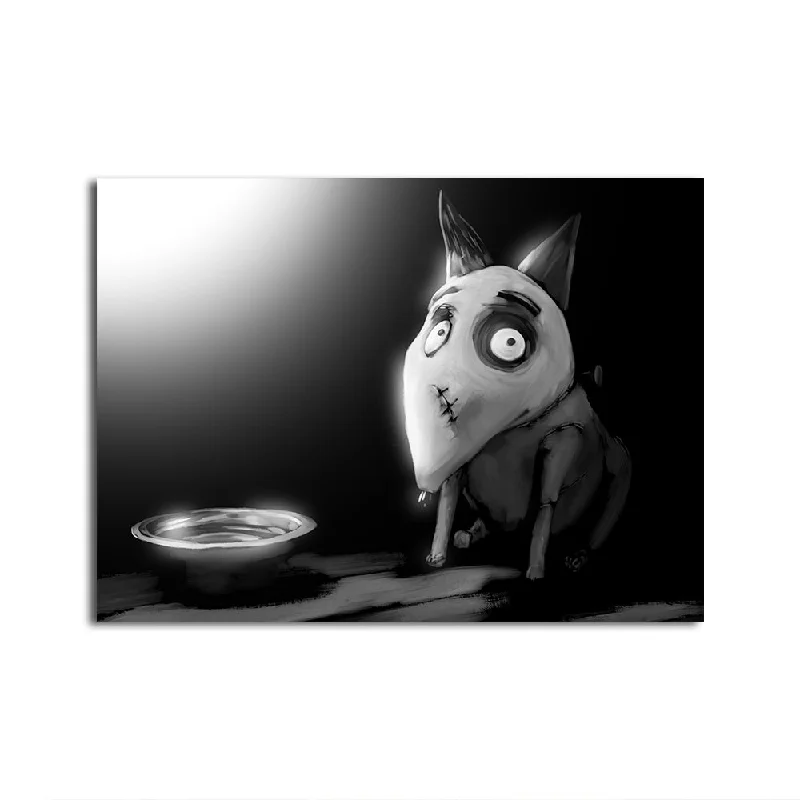 vintage geometric nature canvas paintings-Frankenweenie