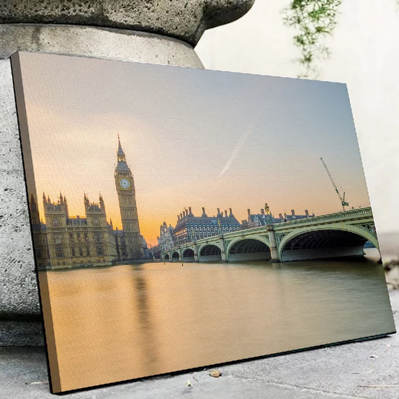 tropical ocean wall canvas art-London Sunset