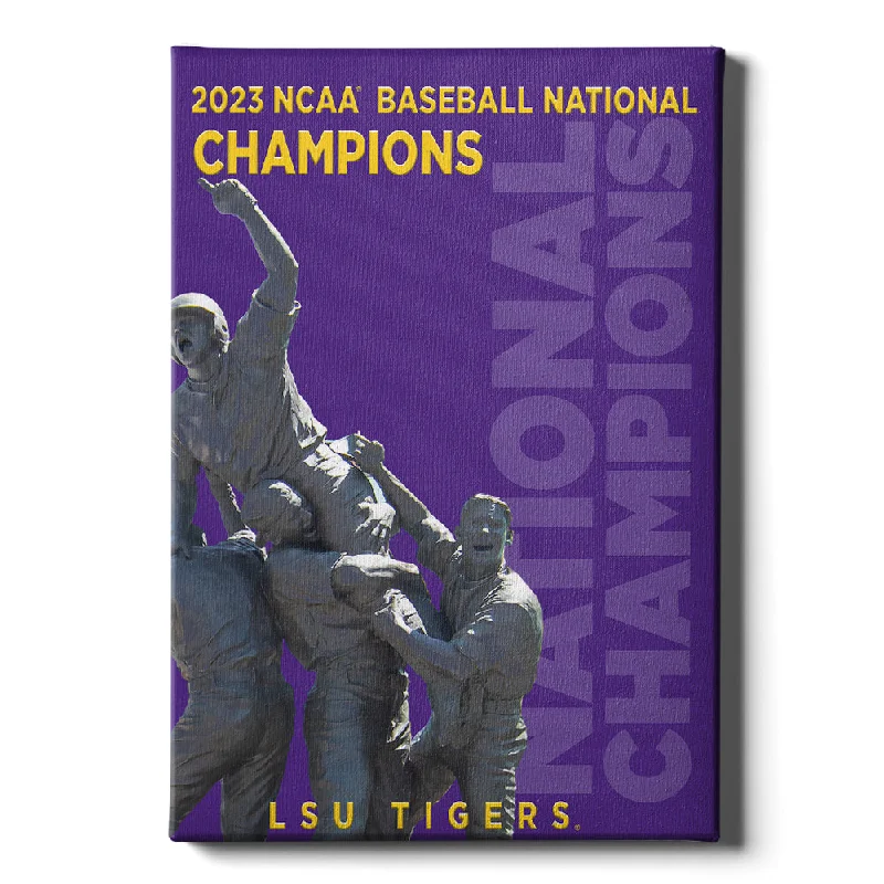 contemporary vibrant landscape paintings-LSU Tigers - 2023 National Champions LSU Tigers