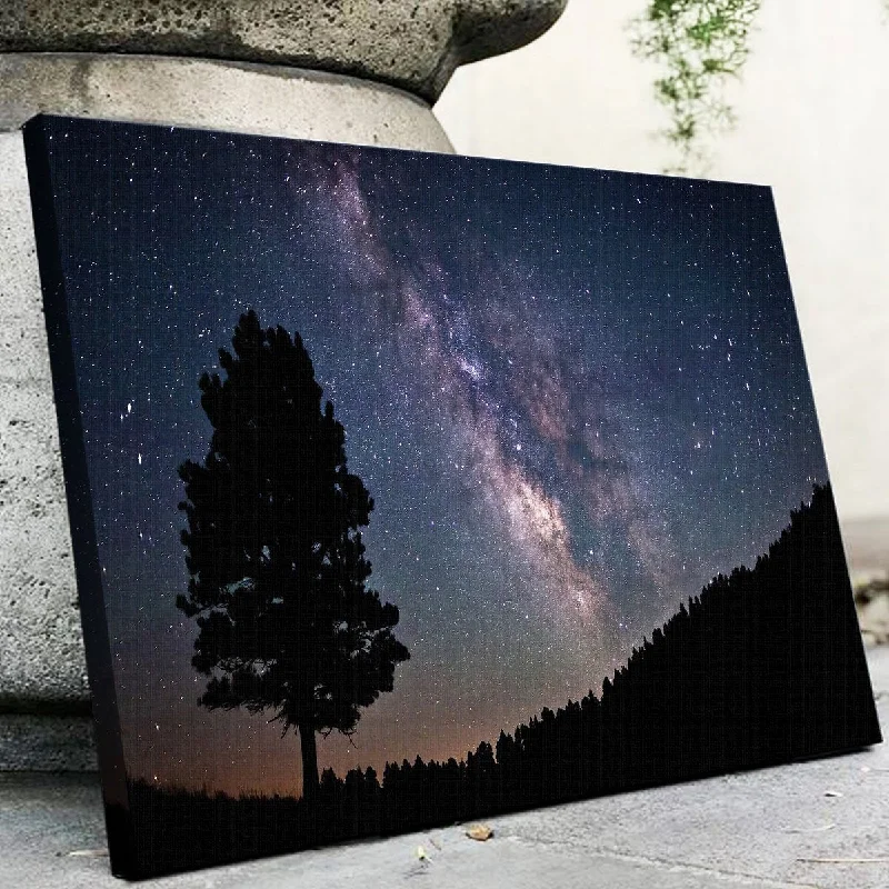 nature-inspired modern decorative paintings-Milky Way Canvas Set