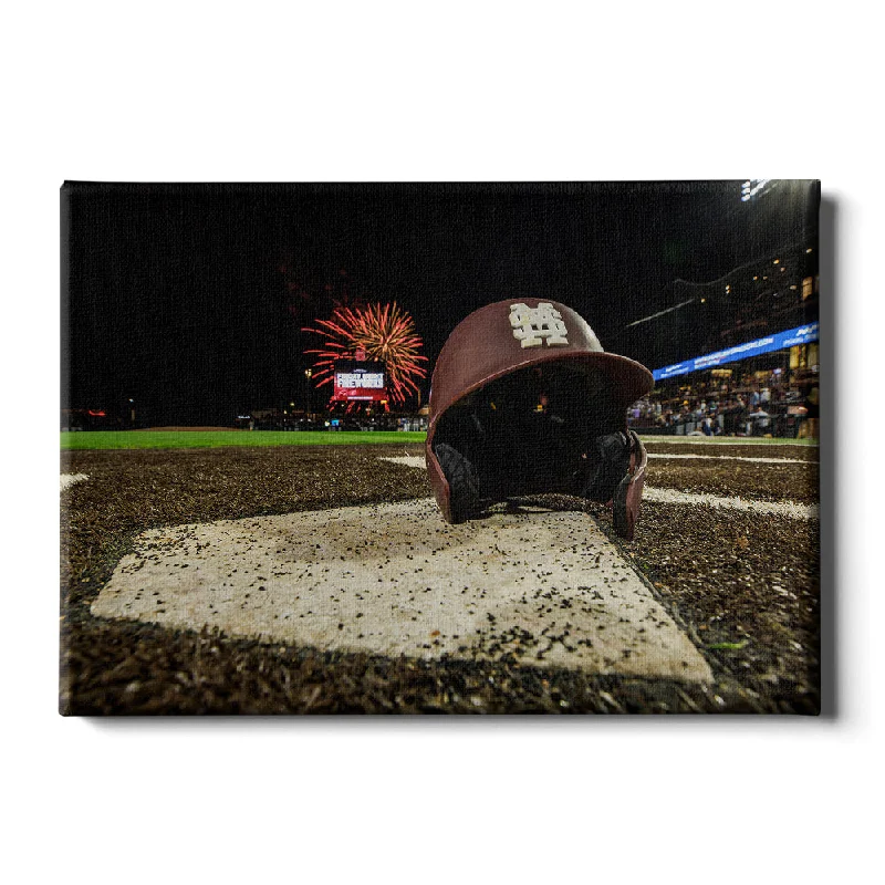 contemporary tropical landscape art paintings-Mississippi State Bulldogs - MSU Baseball Fireworks