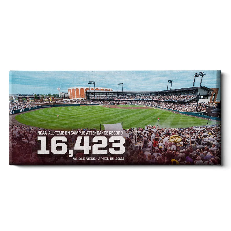 scenic vintage decorative paintings-Mississippi State Bulldogs - Record Mississippi State Panoramic