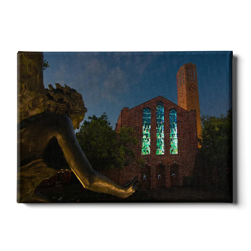 scenic abstract landscape paintings-Mississippi State Bulldogs - The Chapel's Angel