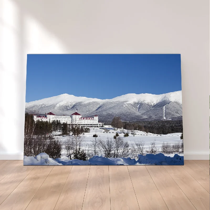 oversized modern floral paintings-Mount Washington