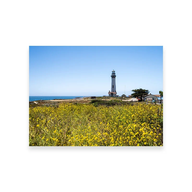 geometric abstract landscape art-Pacific Coast Hwy Lighthouse