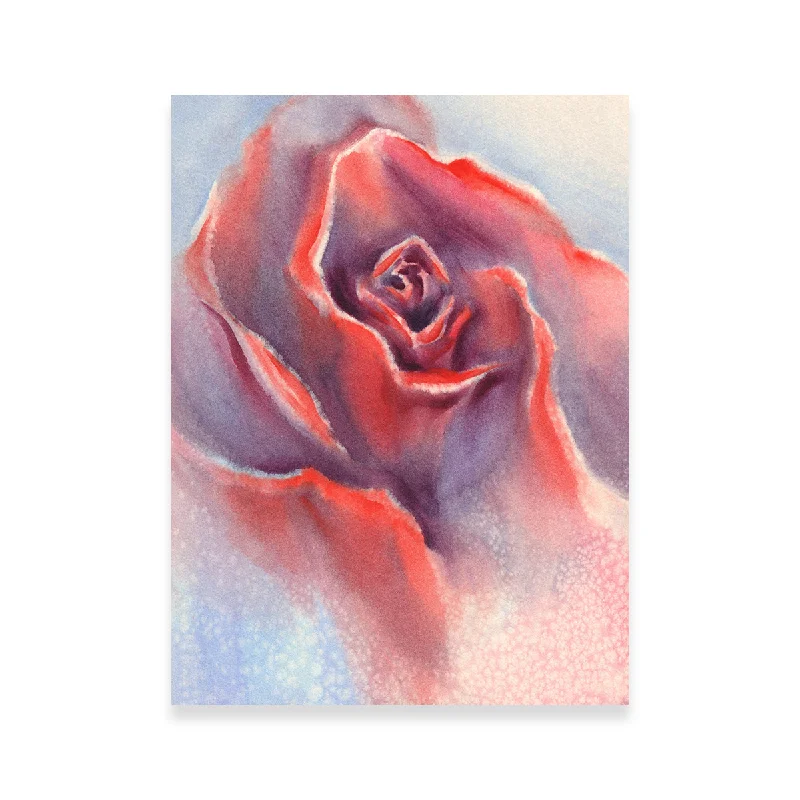 large artistic retro landscape paintings-Red Velvet Rose