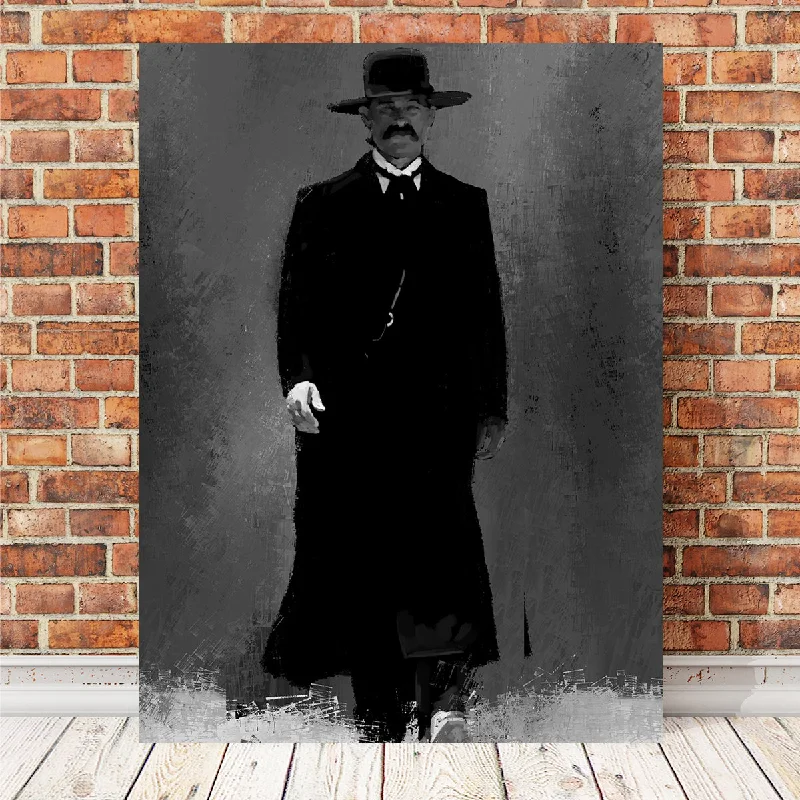 large geometric abstract wall paintings-Wyatt Earp